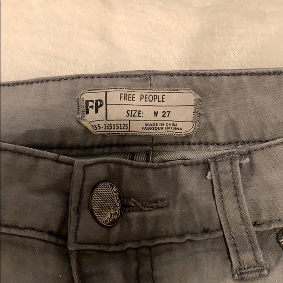 Free People Skinny Jeans with Holes - Picture 4 of 5